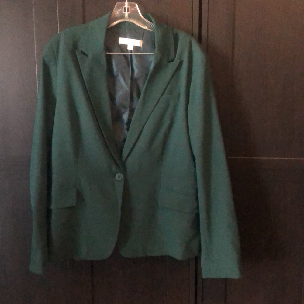 One Button Jacket (Hunter Green) - image 1